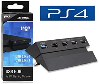 5-Port Hub for PS4, 2win2buy USB 2.0 3.0 Hub High Speed Adapter Connector for Sony PS4 Playstation 4 (Not for ps4 Slim,Pro)