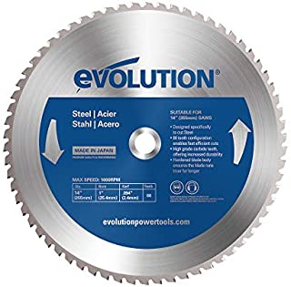 Evolution Power Tools 14BLADEST Steel Cutting Saw Blade, 14-Inch x 66-Tooth