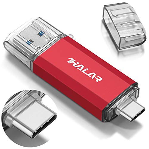 THKAILAR USB-C Flash Drive 64GB 128GB 256GB 512GB 1TB 2 in one OTG USB 3.0 Thumb Drive, Memory Stick for Business Traveler Works with External Storage Data(64GB)