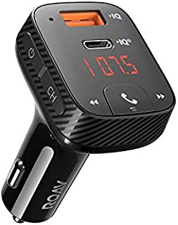 Anker Roav Bluetooth Car Adapter and Car Charger, Power IQ 3.0 Type C PD, Bluetooth FM Transmitter for Car, Wireless Calling with Bluetooth 5.0, Noise Cancellation -T2