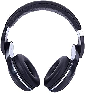 HSTD Head-Mounted Handsfree Wireless Bluetooth Stereo Headphone Black