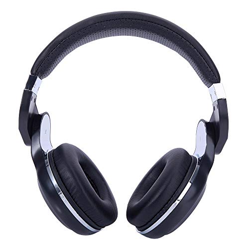 HSTD Head-Mounted Handsfree Wireless Bluetooth Stereo Headphone Black