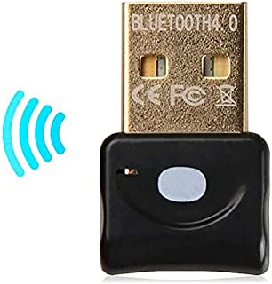 Bluetooth Adapter USB 4.0 Bluetooth Dongle Adapter Wireless Bluetooth Transmitter Receiver for Windows 10 8/8 7 XP Vista for Bluetooth Speaker, Headset, Keyboard, Mouse, Game Controller Black