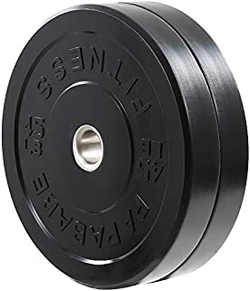 papababe Bumper Plates 2 inch Bumpers Pair Olympic Weight Plate with Steel Insert Bumper Weights Set Free Weight Plates