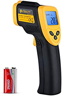 Etekcity Infrared Thermometer 774 (Not for Human) Temperature Gun Non-Contact Digital Laser Thermometer-58~ 716 (-50 ~ 380), Standard Size, Black