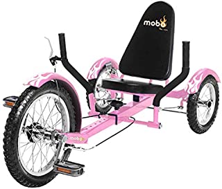 Mobo Triton Recumbent Trike. Kids 3-Wheel Bike. Youth Cruiser Tricycle