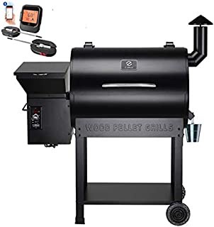 Z GRILLS Wood Pellet Smoker , 700sq in 8-1 BBQ Grill,Auto Temperature Control Pellet Smoker(Cover,Oil Collector Included)-7002BPRO