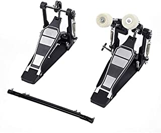 GOTOTOP Double Kick Drum Pedal for Bass Drum,Dual Pedal Double Chain Drive Percussion Hardware