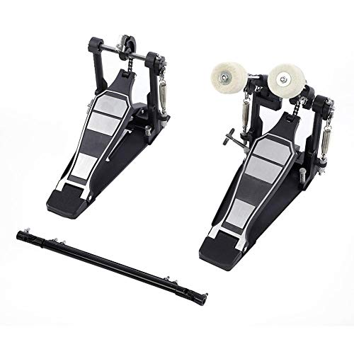 GOTOTOP Double Kick Drum Pedal for Bass Drum,Dual Pedal Double Chain Drive Percussion Hardware