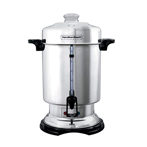 Hamilton Beach Commercial Stainless Steel Coffee Urn, 60 Cup Capacity D50065