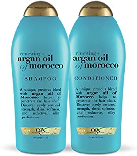 OGX Renewing + Argan Oil of Morocco Shampoo & Conditioner, 25.4 Ounce (Set of 2)