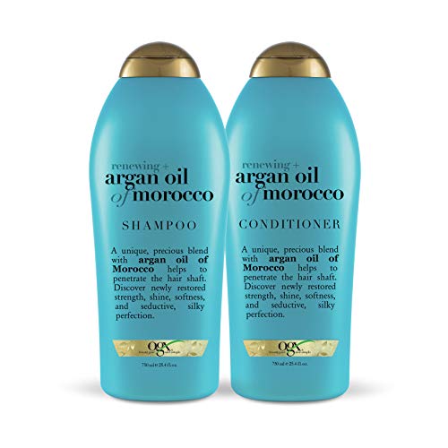 OGX Renewing + Argan Oil of Morocco Shampoo & Conditioner, 25.4 Ounce (Set of 2)