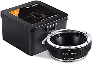 K&F Concept Lens Mount Adapter for Canon EOS EF Mount Lens to M4/3 MFT Olympus Pen and Panasonic Lumix Cameras