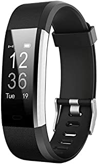 LETSCOM Fitness Tracker HR, Activity Tracker Watch with Heart Rate Monitor, Waterproof Smart Fitness Band with Step Counter, Calorie Counter, Pedometer Watch for Women and Men