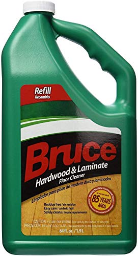 Bruce Hardwood and Laminate Floor Cleaner for All No-Wax Urethane Finished Floors Refill 64oz - Pack of 3 (3 Count)