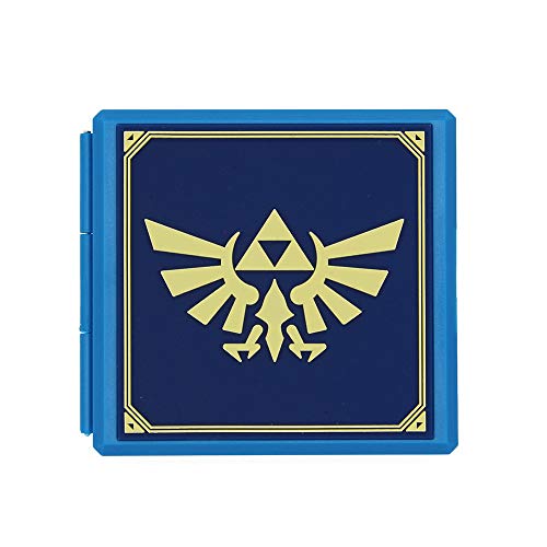 CellDesigns Cartoon Game Memory Card Case for Nintendo Switch (Zelda Royal Crest)