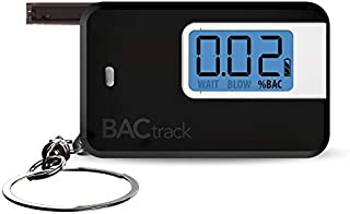 BACtrack Go Keychain Breathalyzer (Black) | Ultra-Portable Pocket Keyring Alcohol Tester for Personal Use