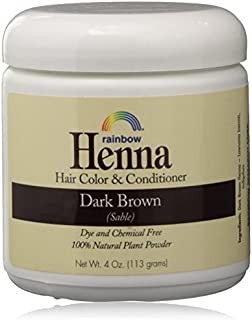 Rainbow Henna Persian Dark Brown Hair Color 4 Oz, (2 pack)