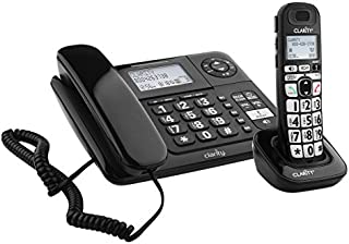 Clarity E814 Moderate Hearing Loss Cordless Phone with E814HS Expandable Handset Bundles (Clarity E814CC)