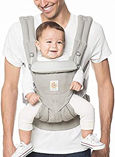 Ergobaby Carrier, Omni 360 All Carry Positions Baby Carrier, Pearl Grey