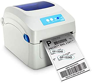 Shipping Label Printer, Barcode Thermal Printer for Amazon Ebay PayPal Etsy Shopify Shipstation Stamps.com Ups USPS FedEx DHL, 4x6 inch Not for Mac