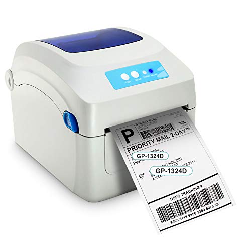 Shipping Label Printer, Barcode Thermal Printer for Amazon Ebay PayPal Etsy Shopify Shipstation Stamps.com Ups USPS FedEx DHL, 4x6 inch Not for Mac