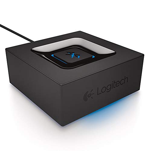 Bluetooth Audio Adapter for Speakers and Music Streaming Sound System, Logitech Wireless Audio Receiver Works with Smart Phones and Tablets (New Version)