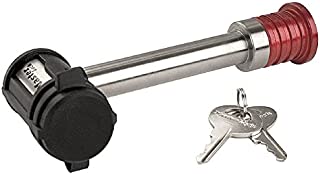 Master Lock Receiver Lock, Stainless Steel Barbell Receiver Lock, Fits 5/8 in. Receivers, 1469DAT