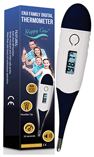 Thermometer Fast 10-30 Seconds Thermometer for Adults, Oral Thermometer, Thermometer for Fever, Celsius and Fahrenheit, Rectal, termometro Underarm Thermometers, Digital Baby Infant Kid Babies and Pet