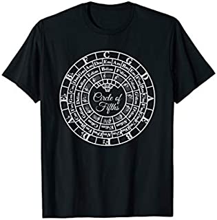 Circle of Fifths Classical Harmony & Theory Chart Music Keys T-Shirt