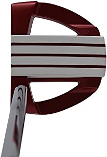 Bionik 701 Red Golf Putter Right Handed Mallet Style with Alignment Line Up Hand Tool 35 Inches Senior Men's Perfect for Lining up Your Putts