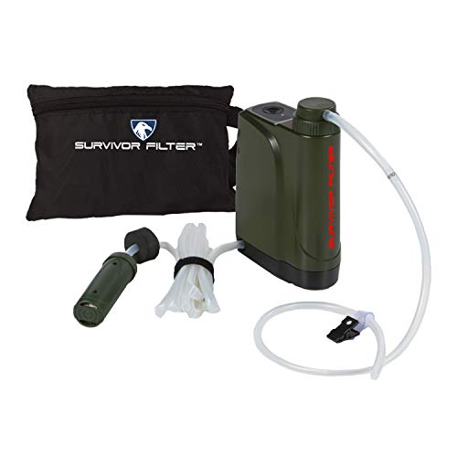 Survivor Filter Pro X - Electric Camping Water Filter - Emergency Water Filter