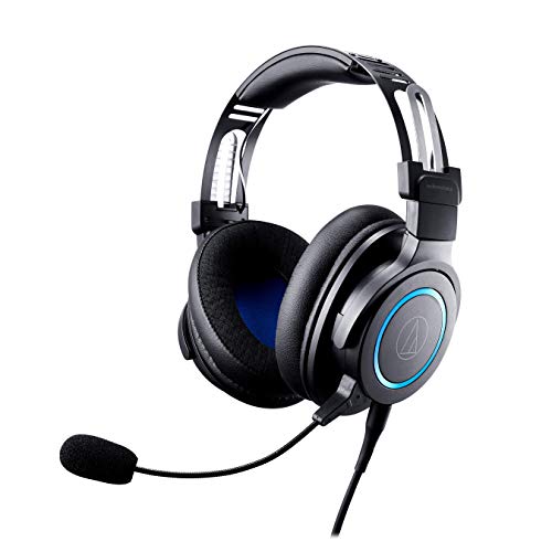 Audio-Technica ATH-G1 Premium Gaming Headset for PS4, Xbox One, Laptops, and PCs, with 3.5 mm Wired Connection, Detachable Mic Black
