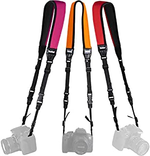 Vivitar 3-Pack Universal Neoprene Neck Camera Strap for DSLR, Mirrorless, Point/Shoot Cameras, Great for Beginners and Professionals