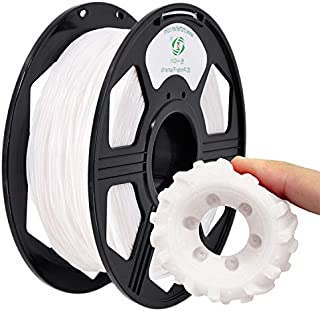 YOYI 3D Printer Filament,85A TPU Filament 1.75mm,Flexible Filament, 0.8KG Spool,Dimensional Accuracy +/- 0.02 mm,100% Virgin Raw Material (White)