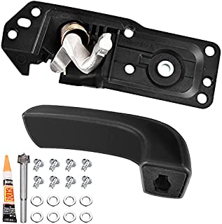 FAERSI Interior Door Handle Kit Front Left Driver Side for 2007 2008 2009 2010 2011 2012 2013 2014 Silverado Avalanche Suburban Tahoe Cadillac Escalade GMC Sierra Yukon Pickup Truck 20833606