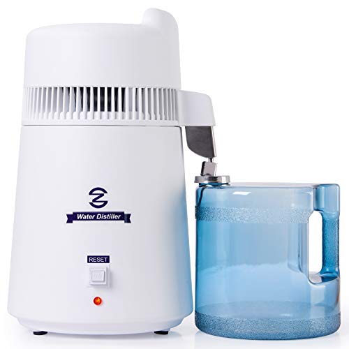 CO-Z Water Distiller, Larger Countertop Home Distillers, Distilling Pure Water Machine for Home Table Desktop, 6L Distilled Water Making Machine, 6 Liter Water Purifier to Make Clean Water for Home