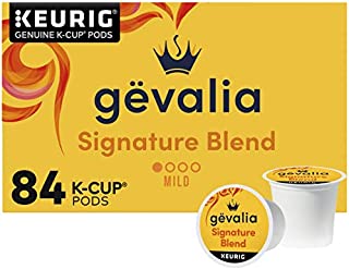 Gevalia Signature Blend Mild Light Roast K-Cup Coffee Pods (84 Ct. Box)