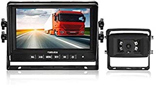 Haloview MC7601 Backup Camera System Kit 7'' LCD Reversing Monitor and IP69K Waterproof Rear View Camera for Truck/Trailer/Bus/RV/Pickups/Camper/Van/Farm Machine Car (MC7601)