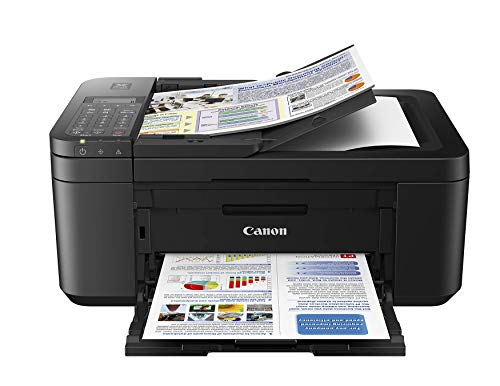 Canon PIXMA TR4527 Wireless Color Photo Printer with Scanner, Copier & Fax, Black