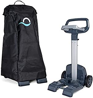 DOLPHIN Robotic Pool Vacuum Cleaner Universal Caddy and Premium Caddy Cover Bundle, The Ultimate Protection and Storage Solution for Your Robot