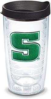 Tervis Slippery Rock University Logo Tumbler with Emblem and Black Lid 16oz, Clear