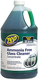 Zep Commercial Glass Cleaner Concentrate - Concentrate Liquid Solution, Green - 1 gal (128 fl oz) - 1 Each