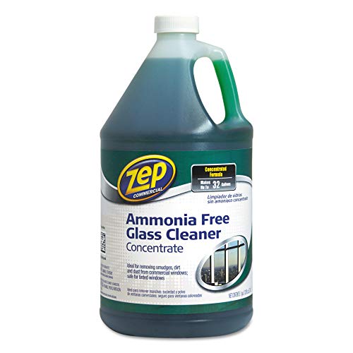 Zep Commercial Glass Cleaner Concentrate - Concentrate Liquid Solution, Green - 1 gal (128 fl oz) - 1 Each