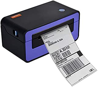 Shipping Label Printer Commercial Grade Direct Thermal Printer High Speed More 150mm/s Compatible with Amazon Ebay Shopify Etsy Paypal UPS FedEx etc. 4x6 Printer Barcode Printer