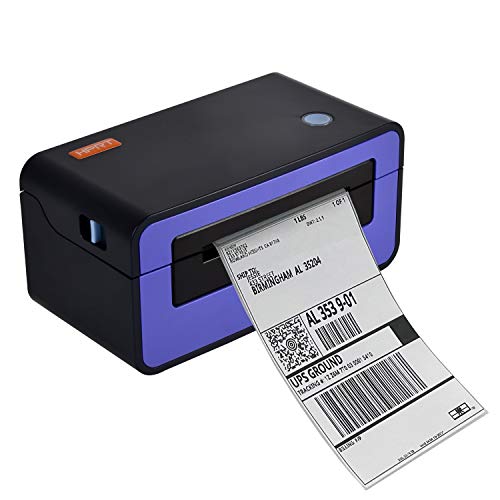 Shipping Label Printer Commercial Grade Direct Thermal Printer High Speed More 150mm/s Compatible with Amazon Ebay Shopify Etsy Paypal UPS FedEx etc. 4x6 Printer Barcode Printer