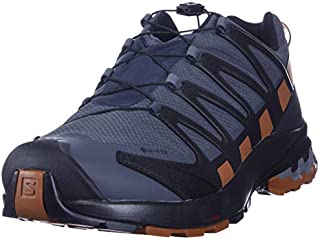 Salomon XA Pro 3D V8 GTX Men's Trail Running / Hiking Shoe, Ebony/Caramel Cafe/Black, 12 EE - Wide