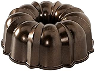 Nordic Ware Pro Cast Original Bundt Pan Bakeware, 12 Cup, Bronze