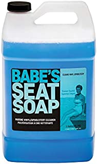 Babe's Seat Soap Boat Vinyl and Upholstery Cleaner - 1 Gallon Refill - Cleans, Protects, and Enhances Marine Vinyl, Plastic, and Leather Interior Surfaces