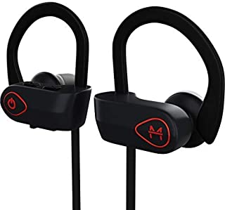 MULTITED MX10 Wireless Headphones iPhone Bluetooth Earbuds - Designed for Running and Sport Workouts with Waterproof IPX7 and Built-in Microphone with Noise Cancellation.